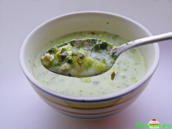 Борщ щавелевый холодный