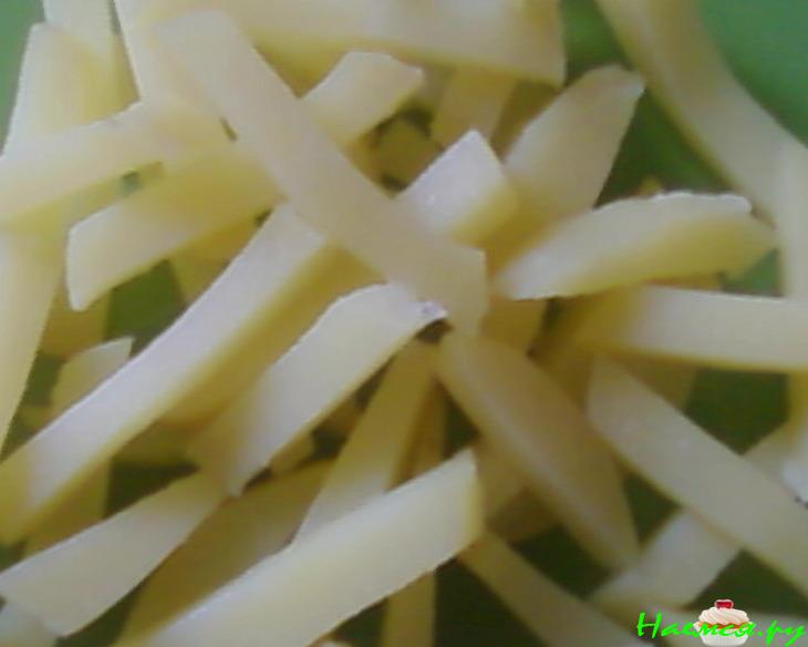 Салат винегрет с морской капустой