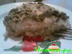 Рыбка с овощами на скорую руку  