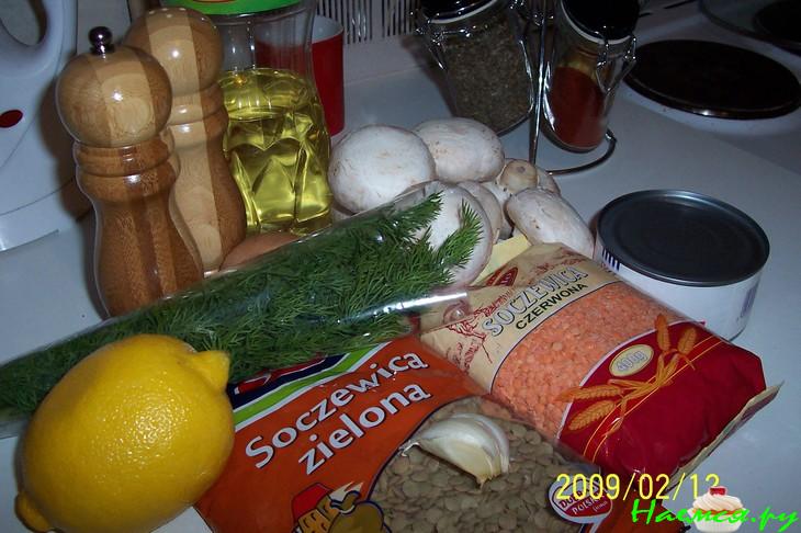 Салат из чечевицы