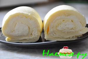 Яичный рулет с сыром Яичный рулет с сыром