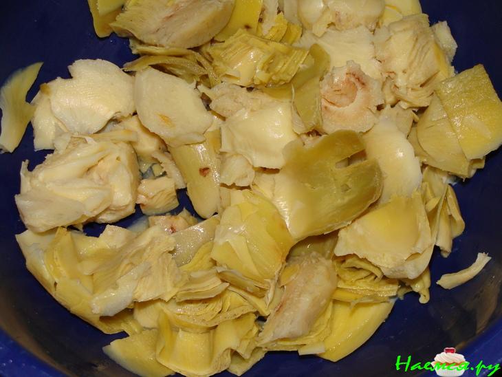 Тортия с артишоками