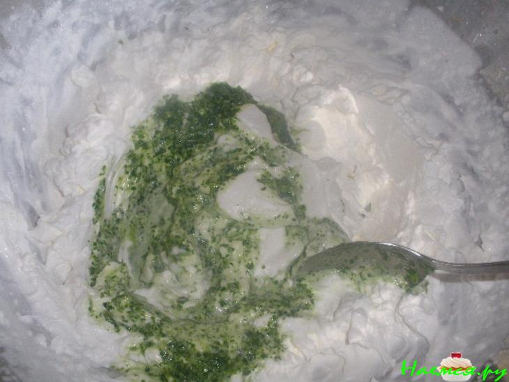 Закуска из сельди с двумя муссами