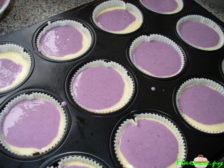 Мини-Маннички с черничным соком Мини-Маннички с черничным соком