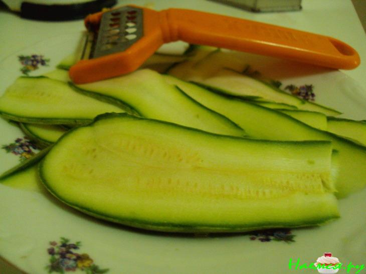 Освежающий Мильфей из кабачков