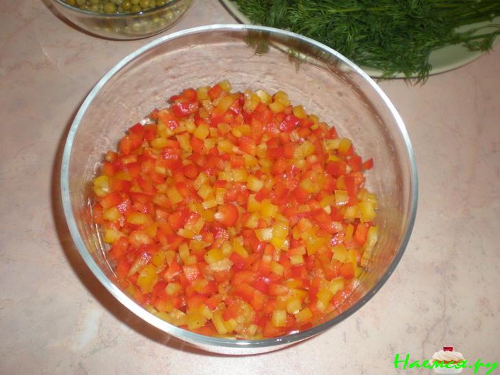 Овощной салат «Бисер»