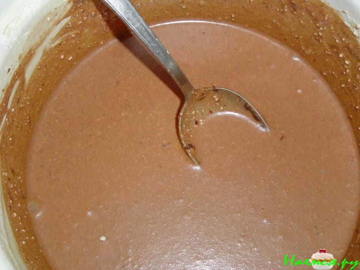 Двухцветный творожный торт