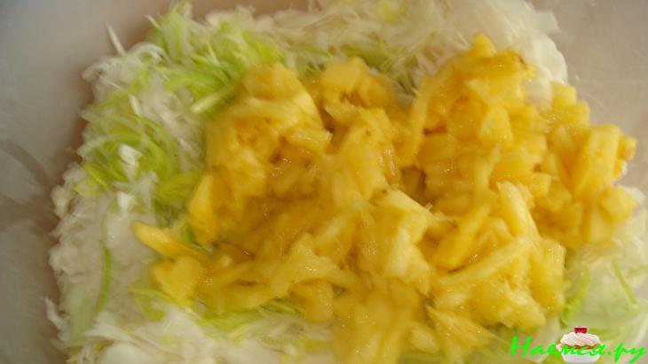 Салат из капусты с вкусной заправкой