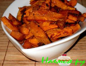 Батат, запечённый с кориандром и фенхелем