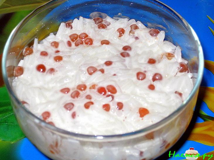 Вкусный салатик с красной икрой