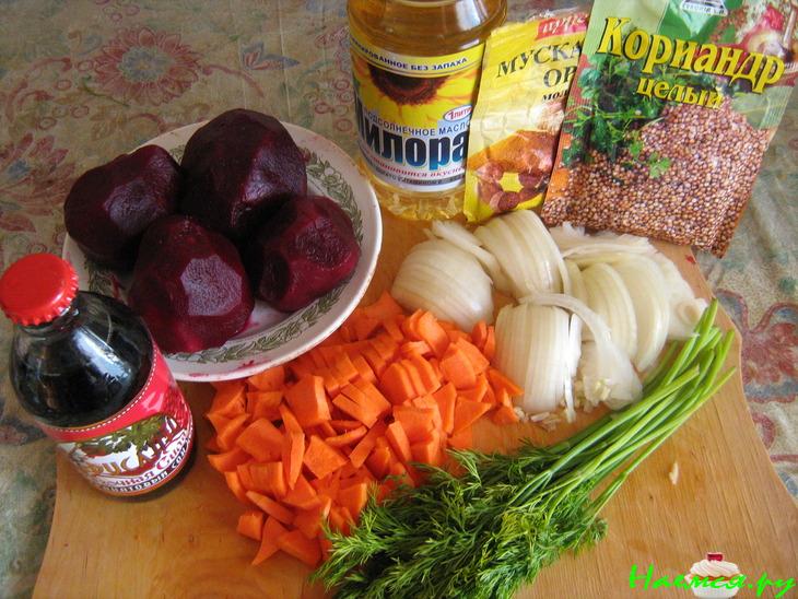 Нежный свекольно-гранатовый суп-пюре