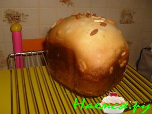 Сдобный пирог с изюмом (для хлебопечки)