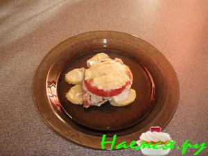 Красная рыба запечённая