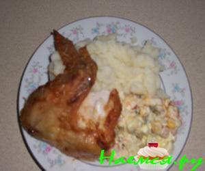 Курица на пиве с майонезом