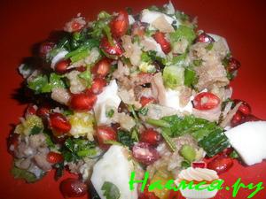 Салат "Гранатовая фея"