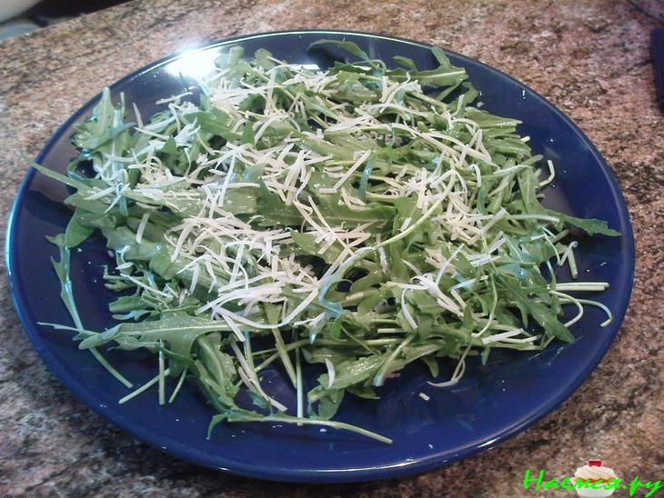 Салат с рукколой и апельсином