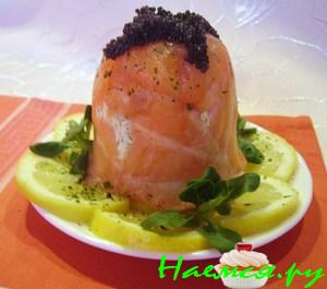 Закуска из лосося «Поцелуйчик-колокольчик»