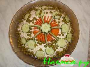 Салат "Сервелат"