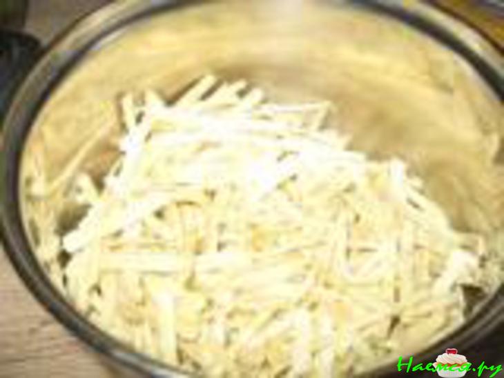 Быстрый салат из блинов