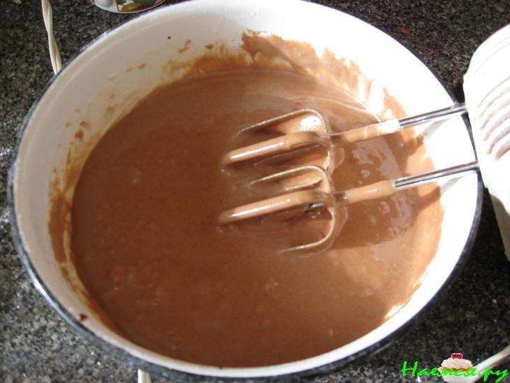 Торт с орехами "Шоколадно-Творожный"