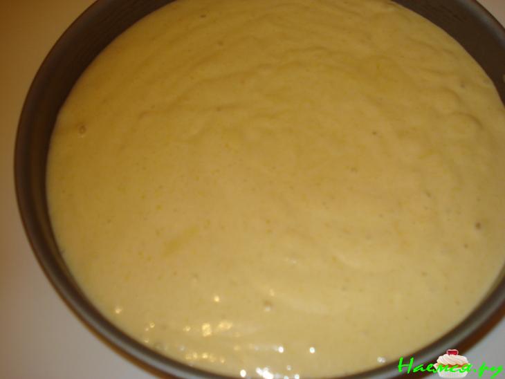 Фруктовый шифоновый бисквит