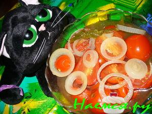 Салат "Дамский каприз" (морской коктейль)