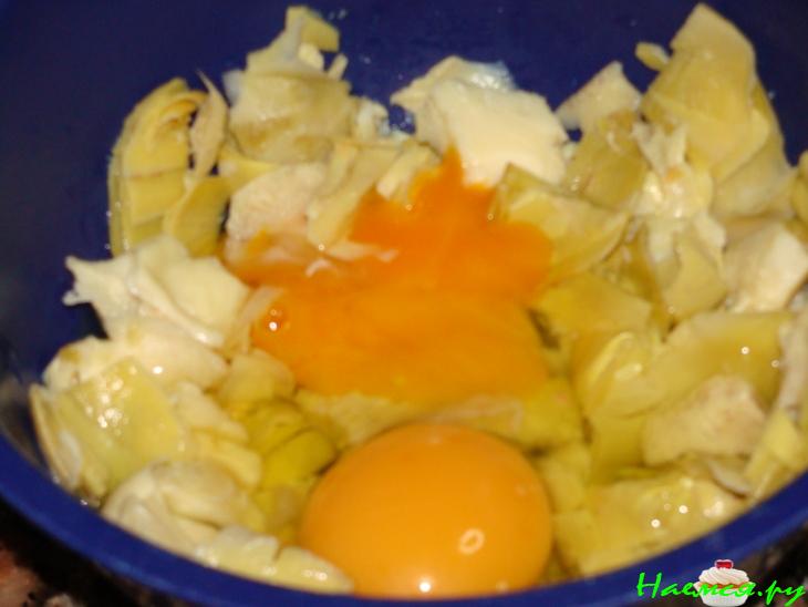 Тортия с артишоками