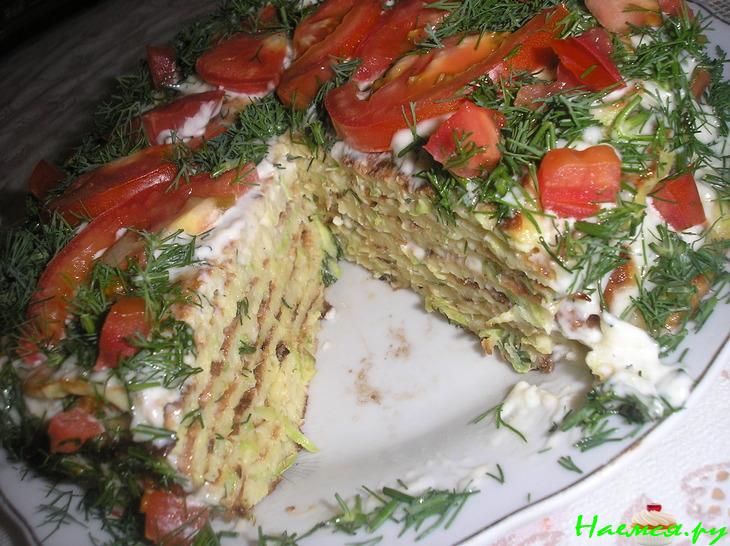 Тортик из кабачков "Красная полянка"