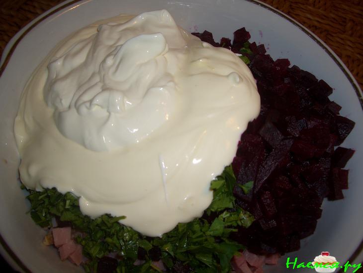 Салат "Бордо"