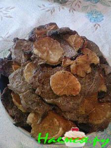 Свинина с апельсиновым соусом