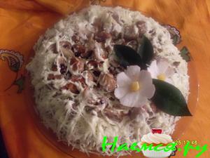 Рыбка в грибной шубе по-Харьковски (супер)