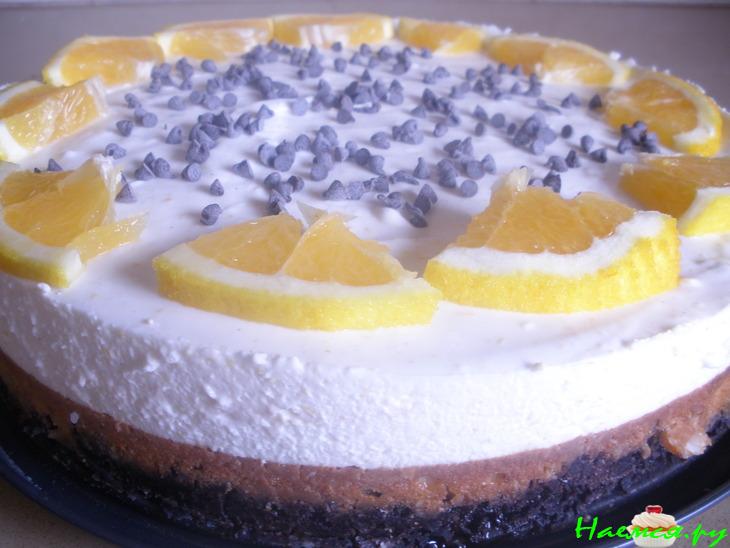 Торт - мусс "Апельсиновый аромат"