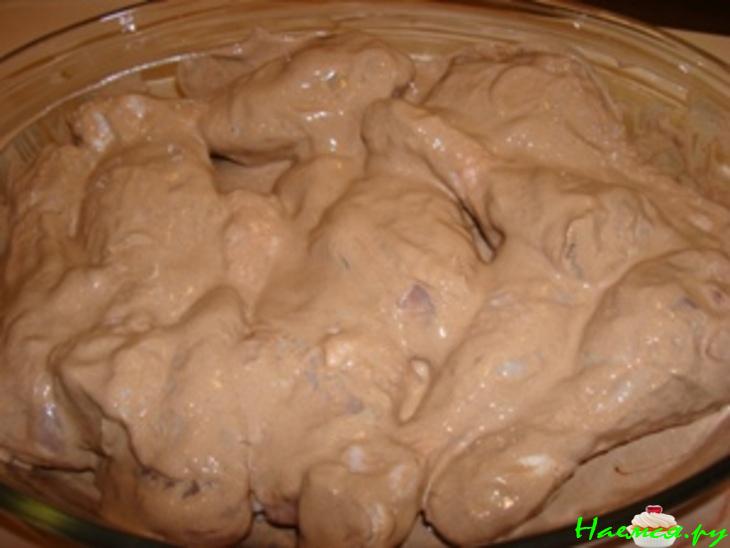 Куриные голени с какао