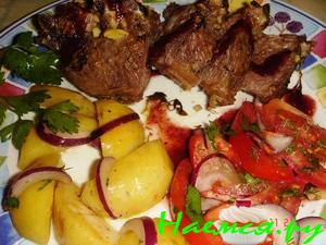 Баранья корейка в рукаве Баранья корейка в рукаве