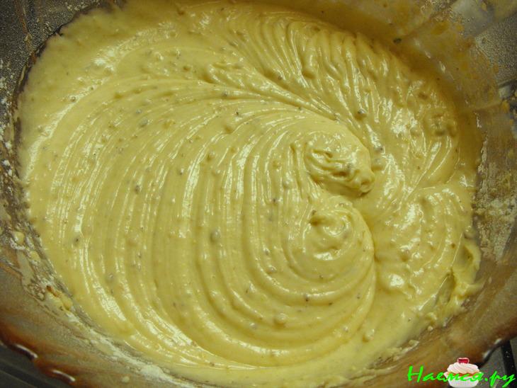 Нежный пирог с персиками