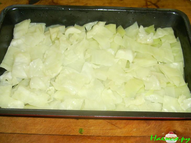 Запеканка из цветной и белокачанной капусты