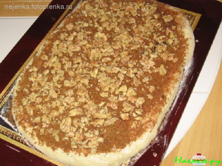 Роллы с корицей и орехами Роллы с корицей и орехами