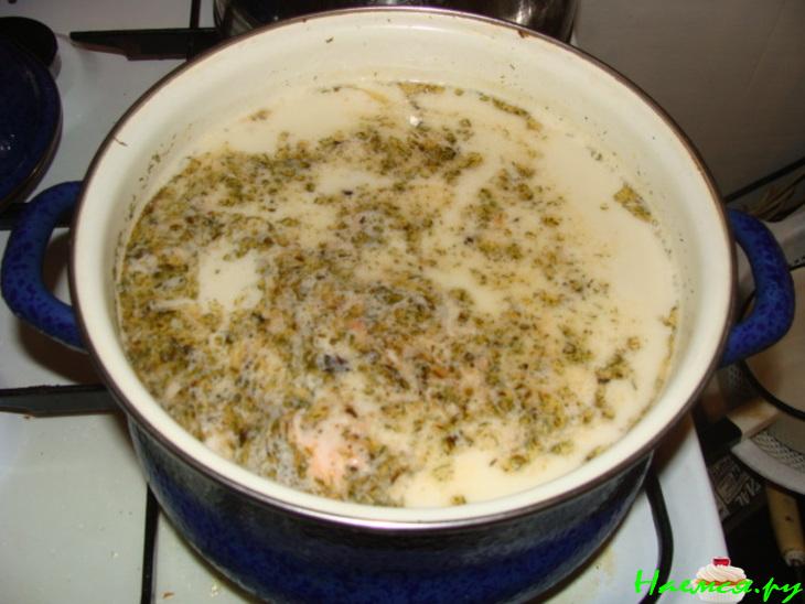 Суп рыбный со сливками