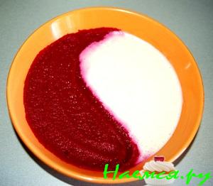 Холодный суп "Инь и Янь"