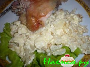 Цветная капуста с курицей