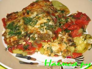 Запеченные летние овощи