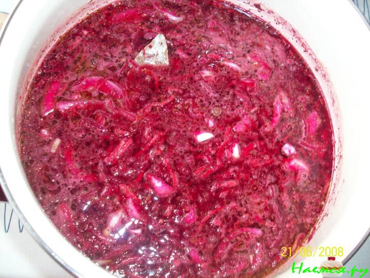 Постный борщ (так готовлю я. Один из вариантов множества борщей)