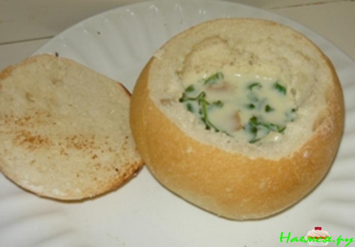 Завтрак в домике (Булочка с сюрпризом)