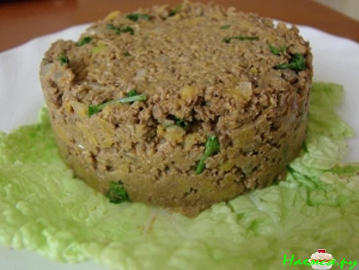 Печёночный паштет с тыквой
