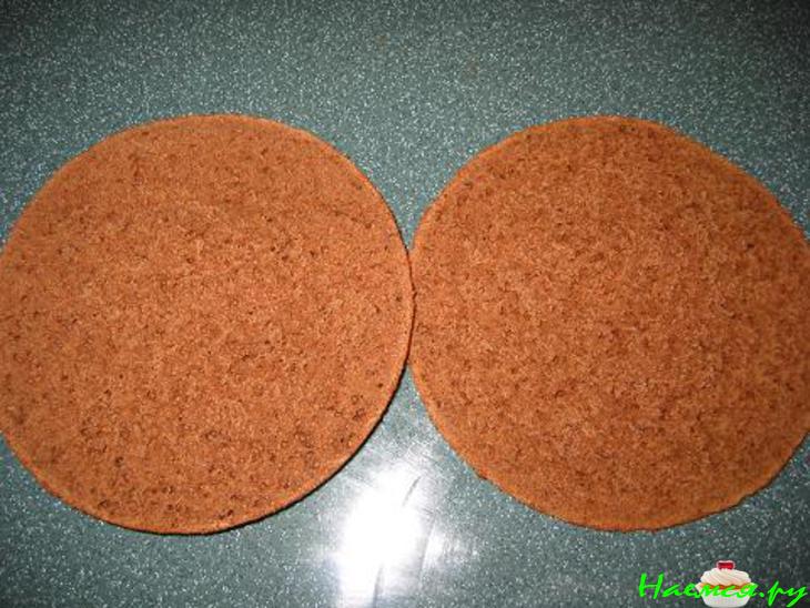 Малиново-шоколадный торт-суфле