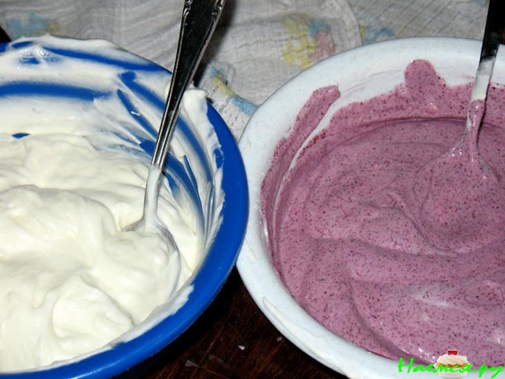 Черничные пирожные "Шербургские зонтики" Черничные пирожные "Шербургские зонтики"