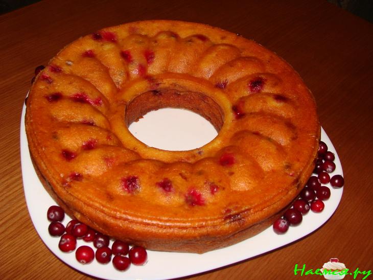 Клюквенно-ореховый пирог Клюквенно-ореховый пирог