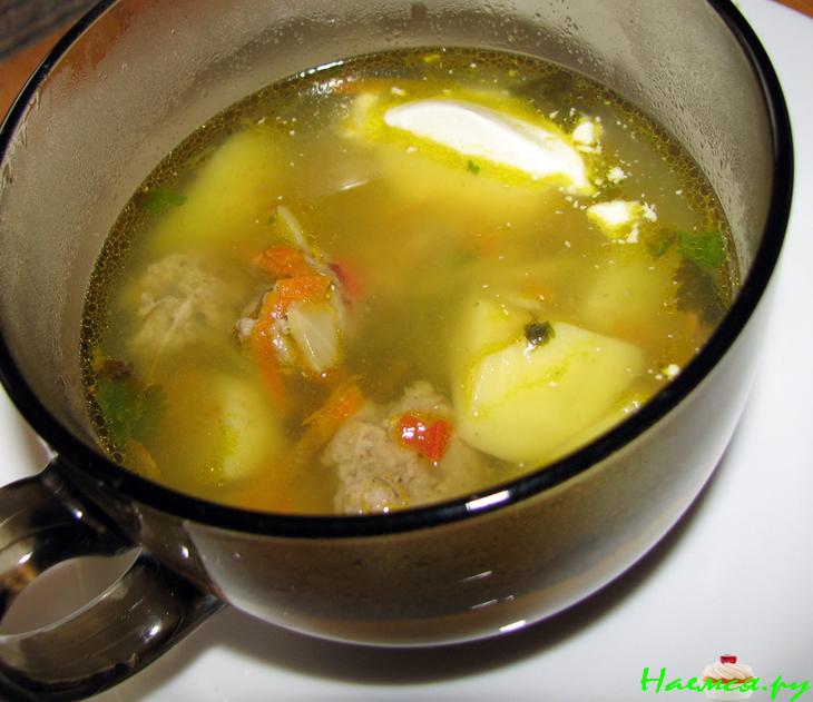 Супчик с фрикадельками