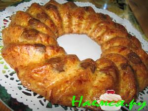 Кабачковый кекс с грибами