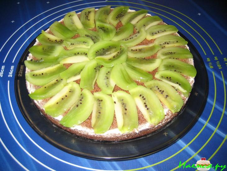 Торт Шоколадный с киви